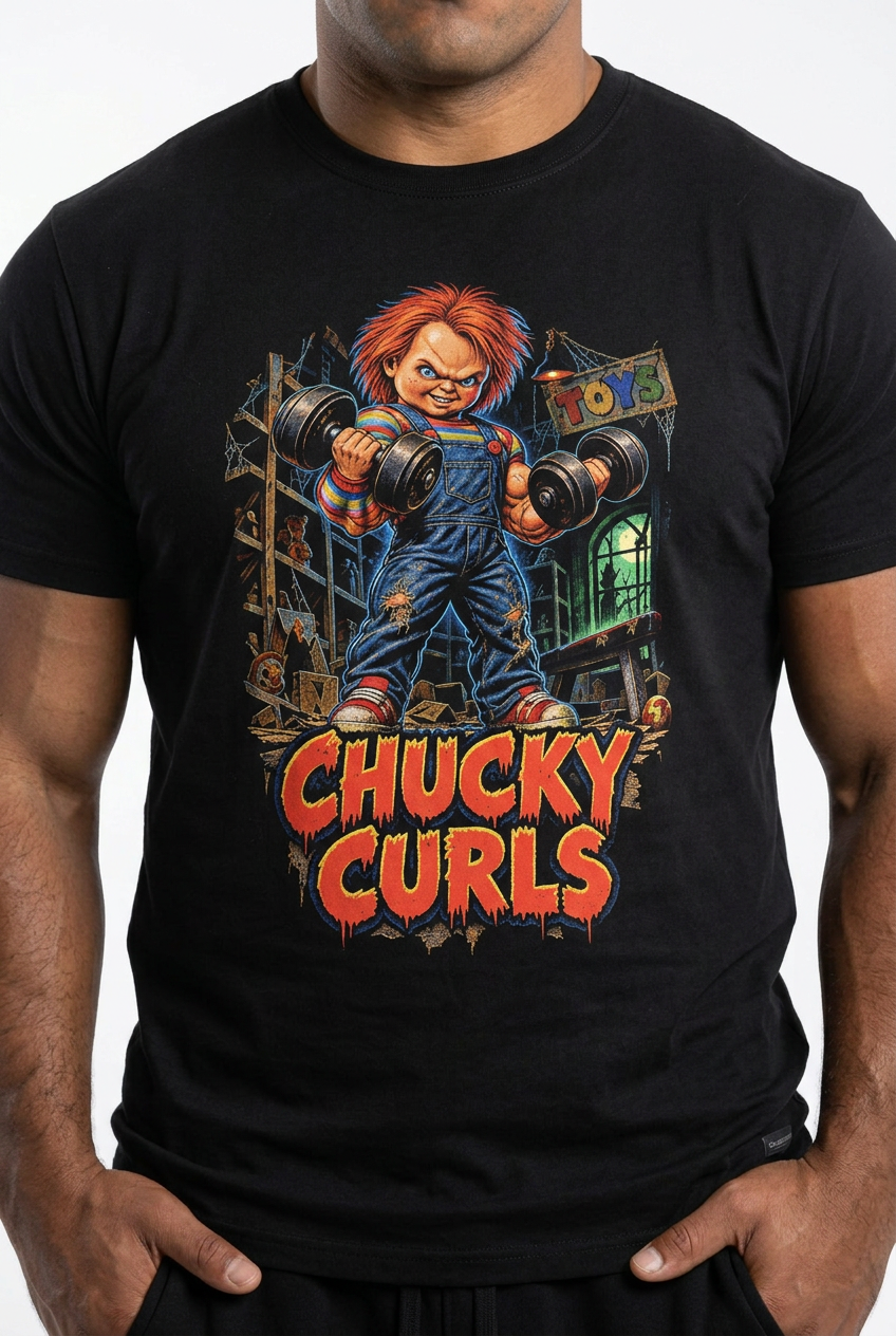 XAPE Chucky Curls Tee - Black