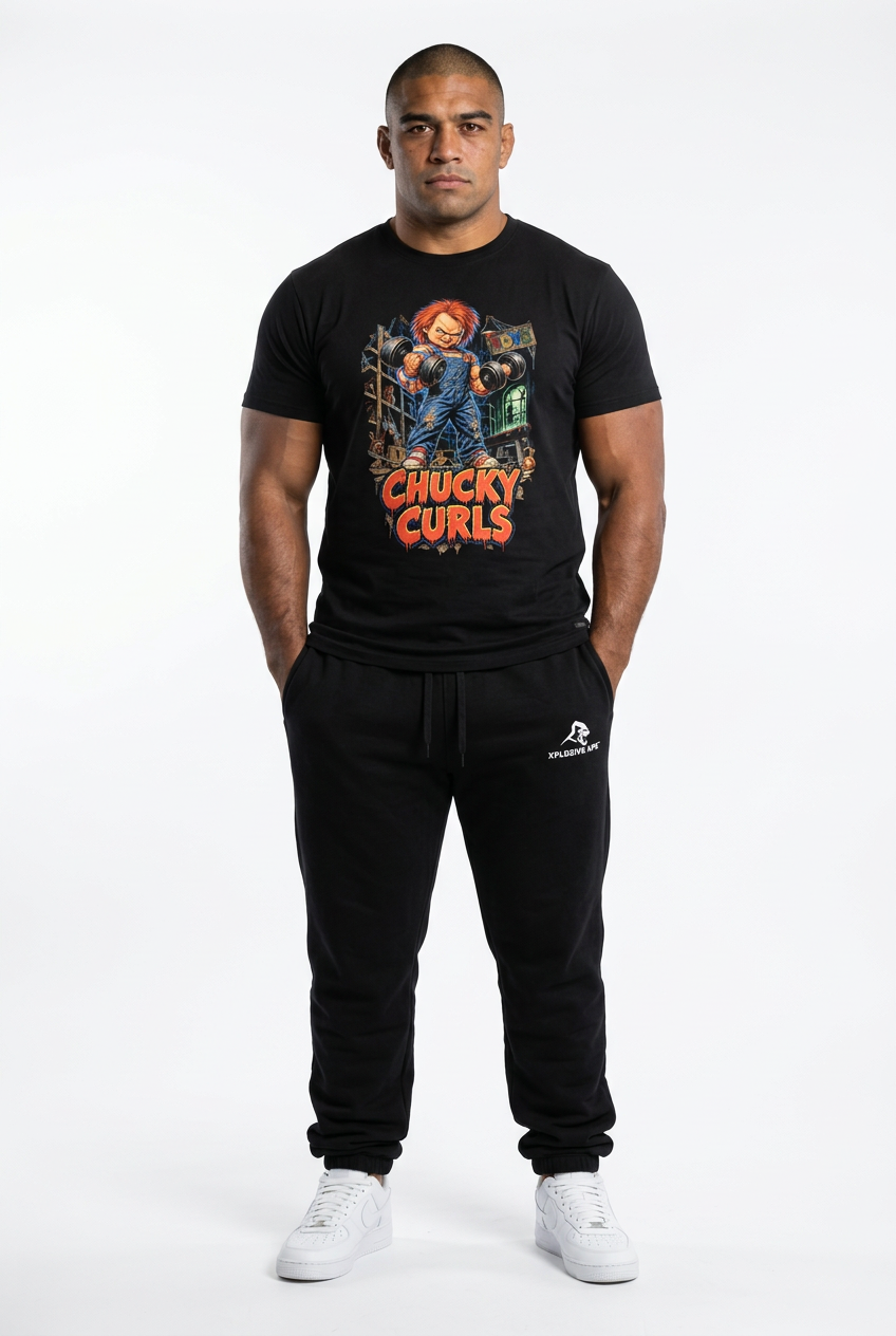 XAPE Chucky Curls Tee - Black