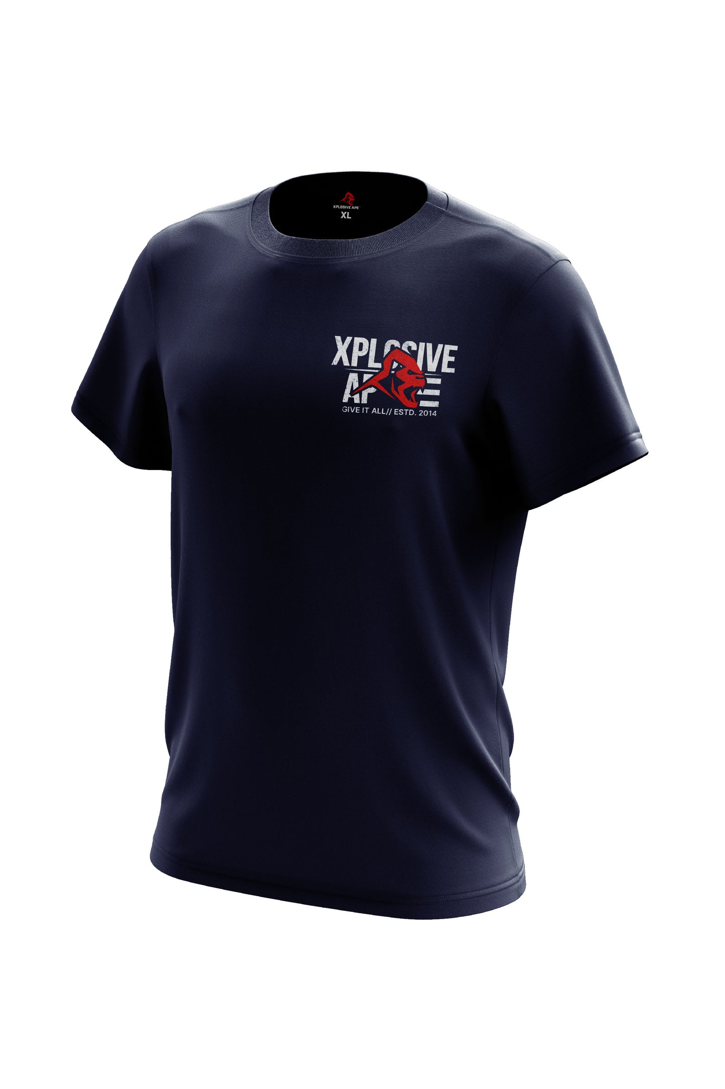 XAPE Stacked Logo Tee - Navy