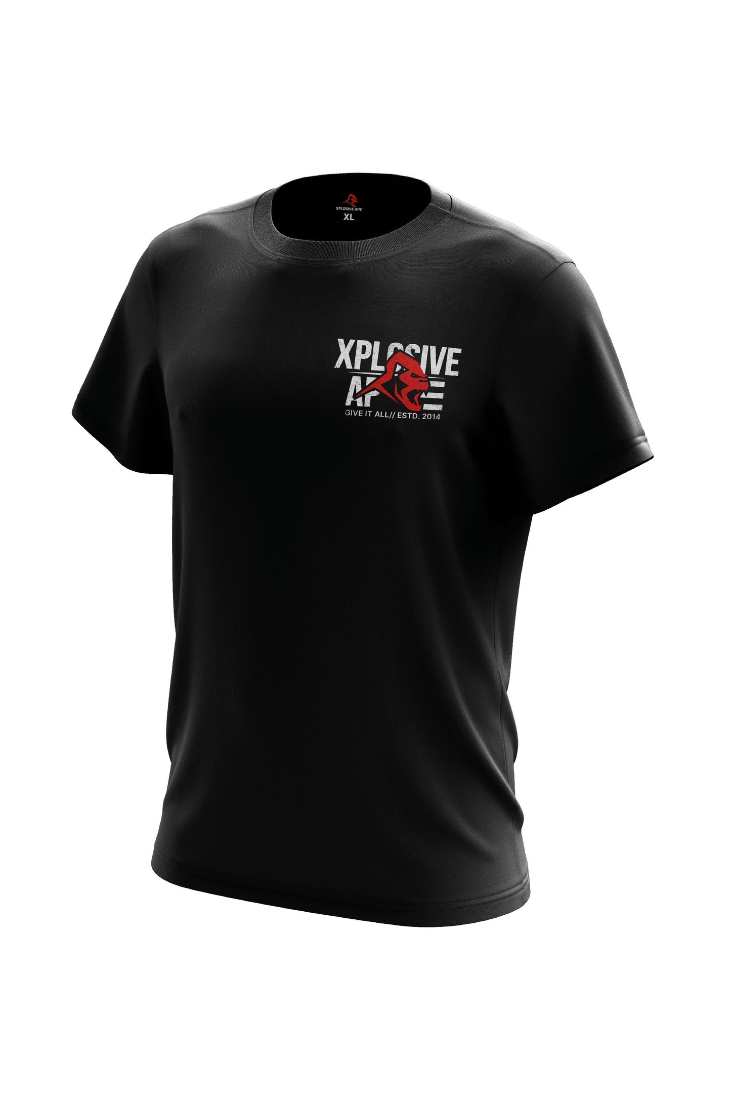 XAPE Stacked Logo Tee - Black
