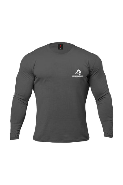 XAPE Claw Long Sleeve Tee - Charcoal