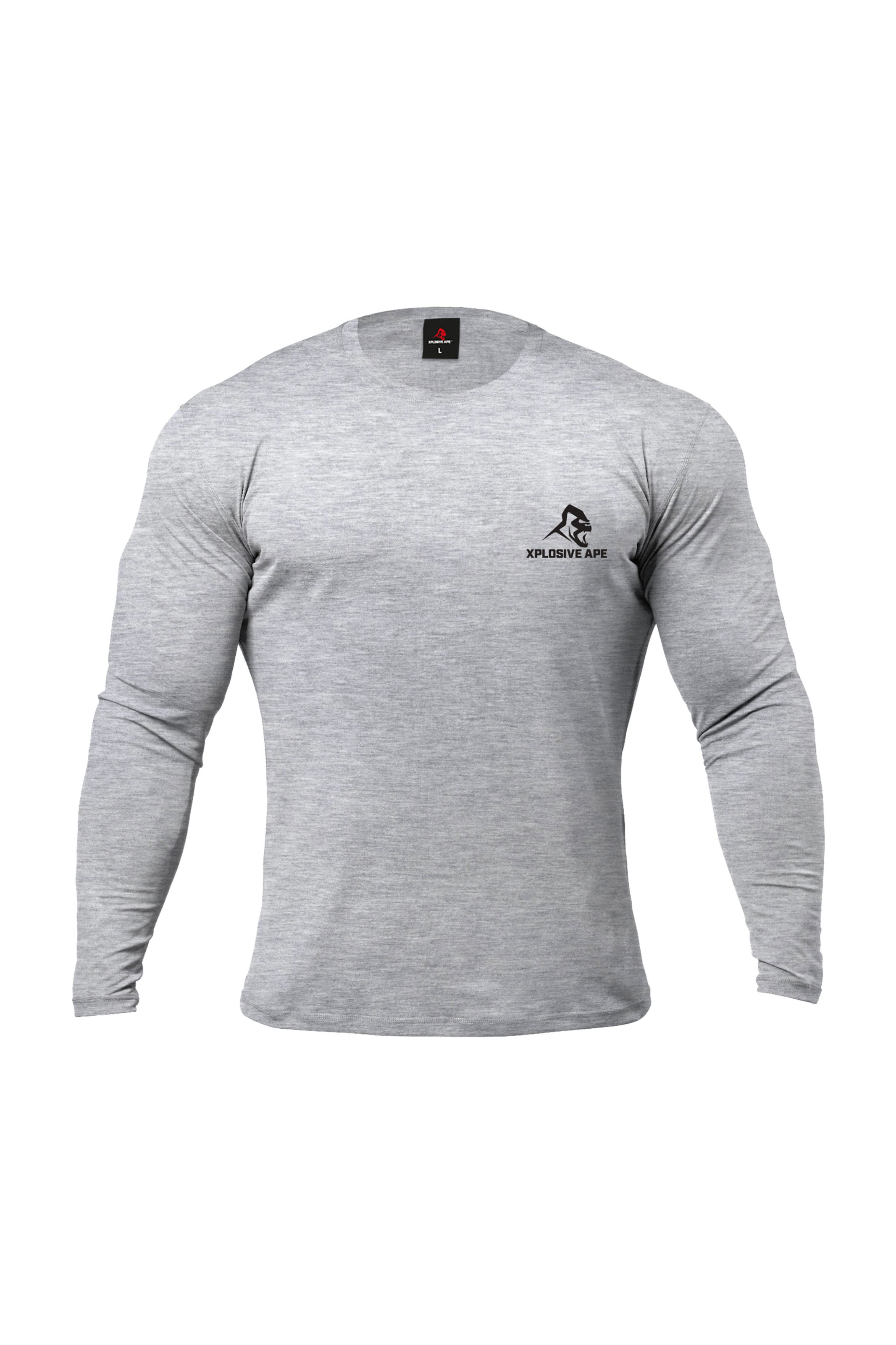 XAPE Claw Long Sleeve Tee - Sports Grey – Xplosive Ape