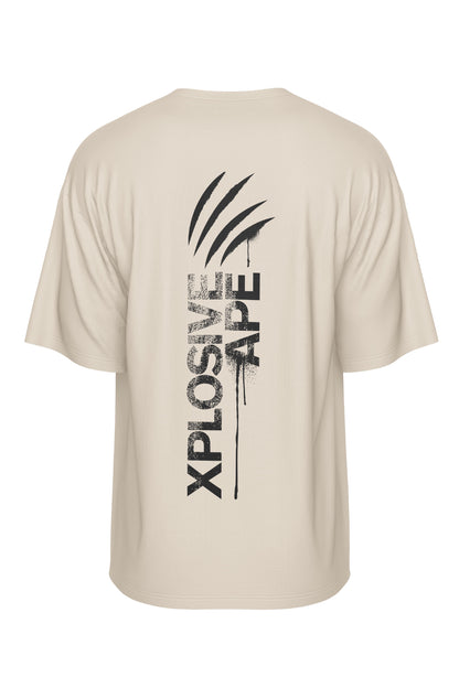 XAPE Claw V2 Oversized Tee - Sand
