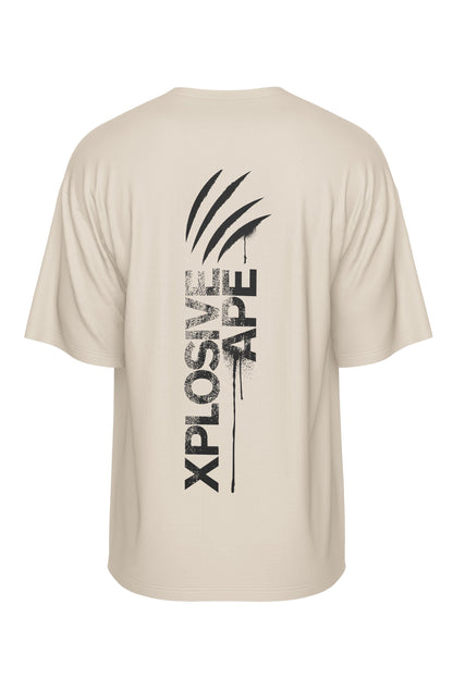 XAPE Claw V2 Oversized Tee - Sand