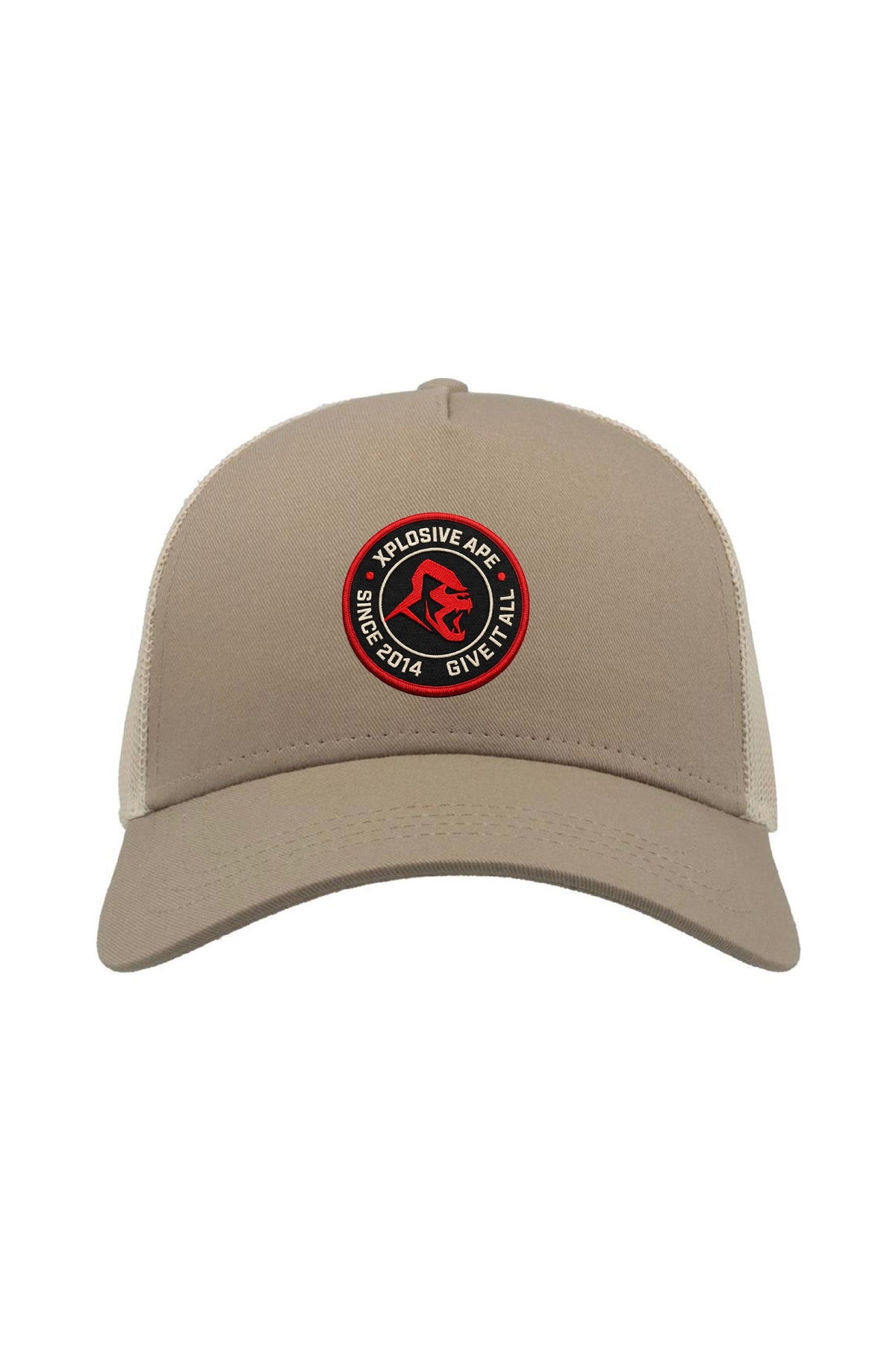 XAPE Core Issue Trucker Cap - Khaki/Stone