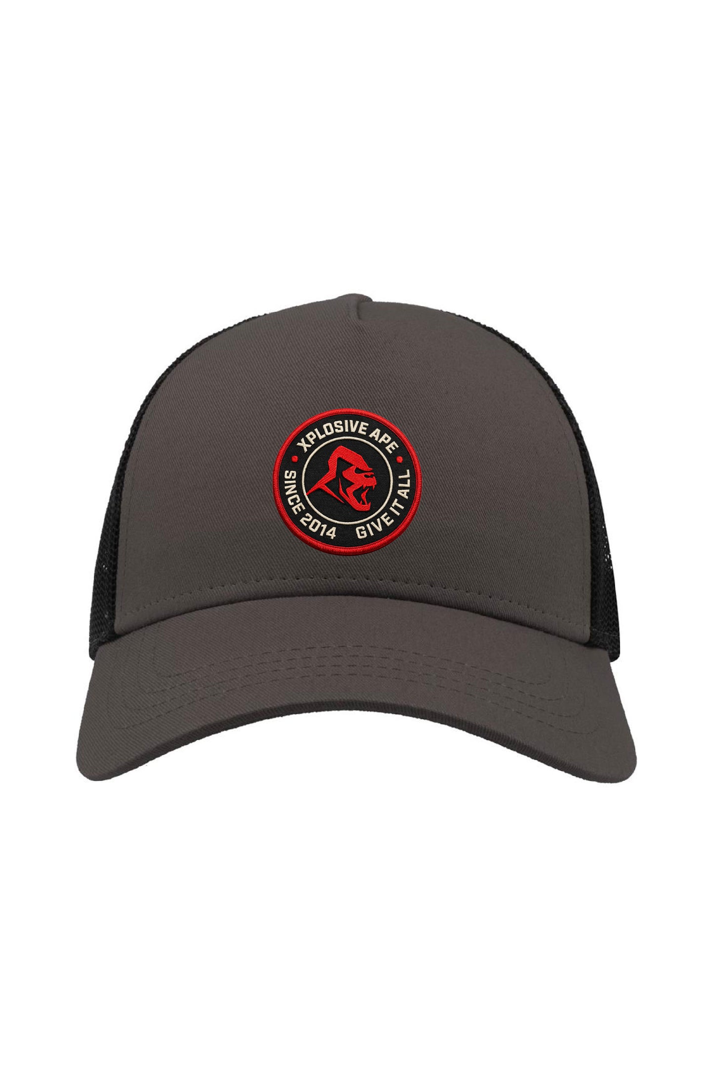 XAPE Core Issue Trucker Cap - Dk Grey/Black