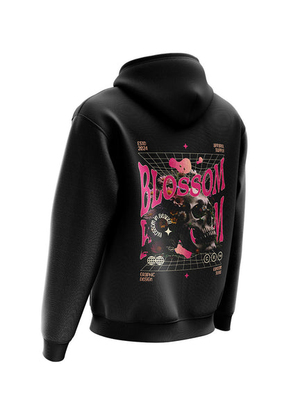 US Darkness Blossom Hoodie - Black
