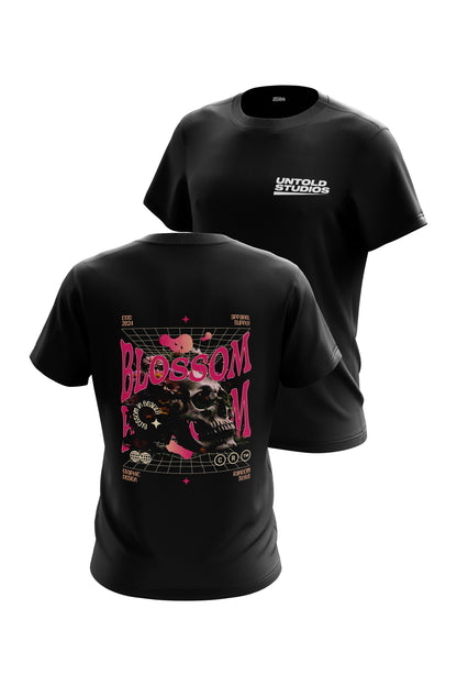 Untold Studios Darkness Blossom Tee - Black