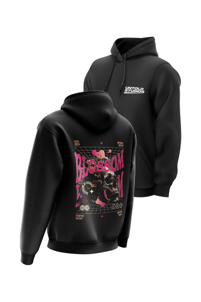 US Darkness Blossom Hoodie - Black