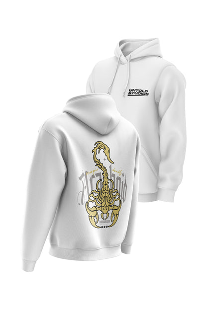 Untold Studios Deadly Scorpio Hoodie - White