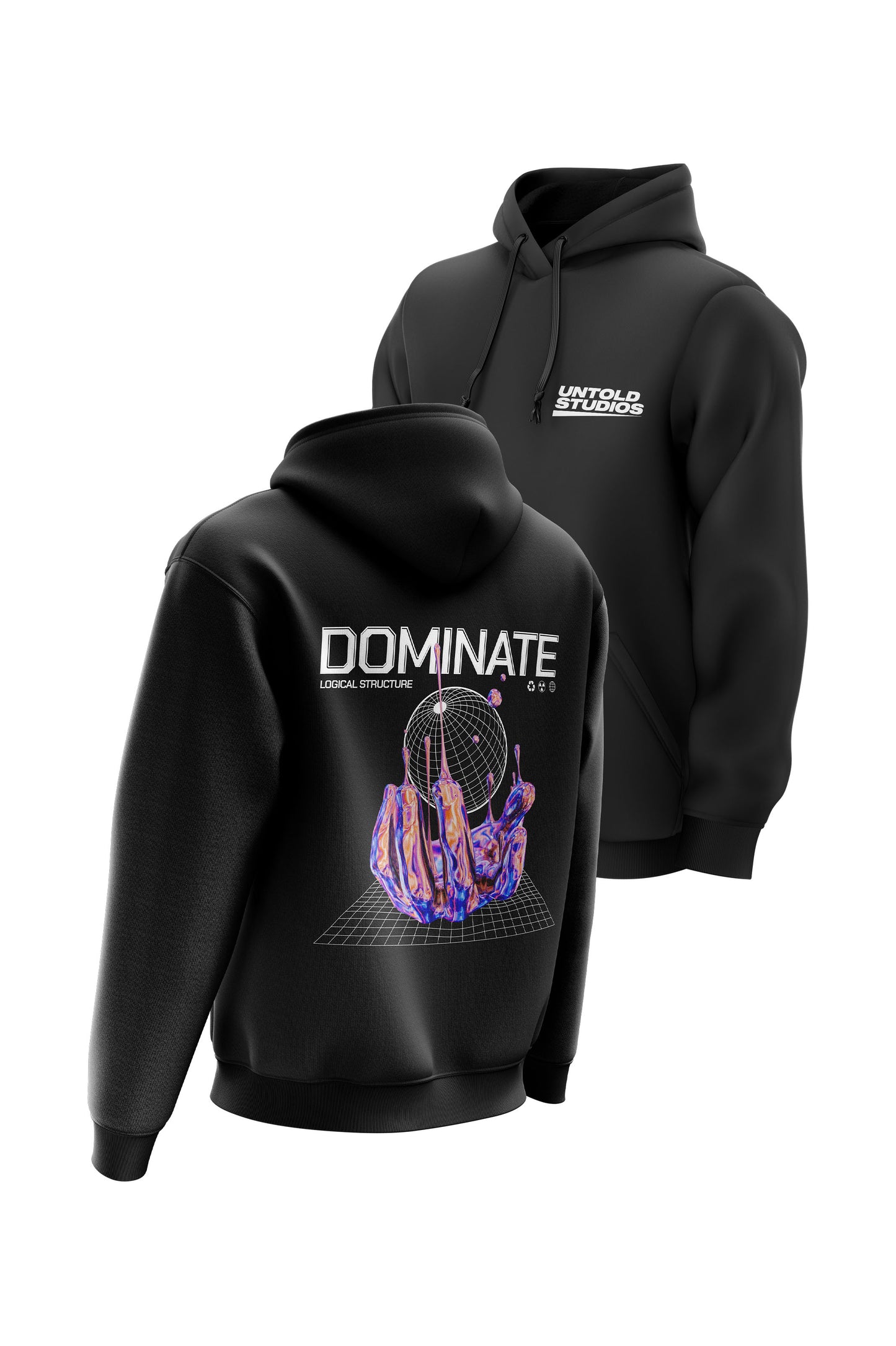 Untold Studios Dominate Hoodie - Black