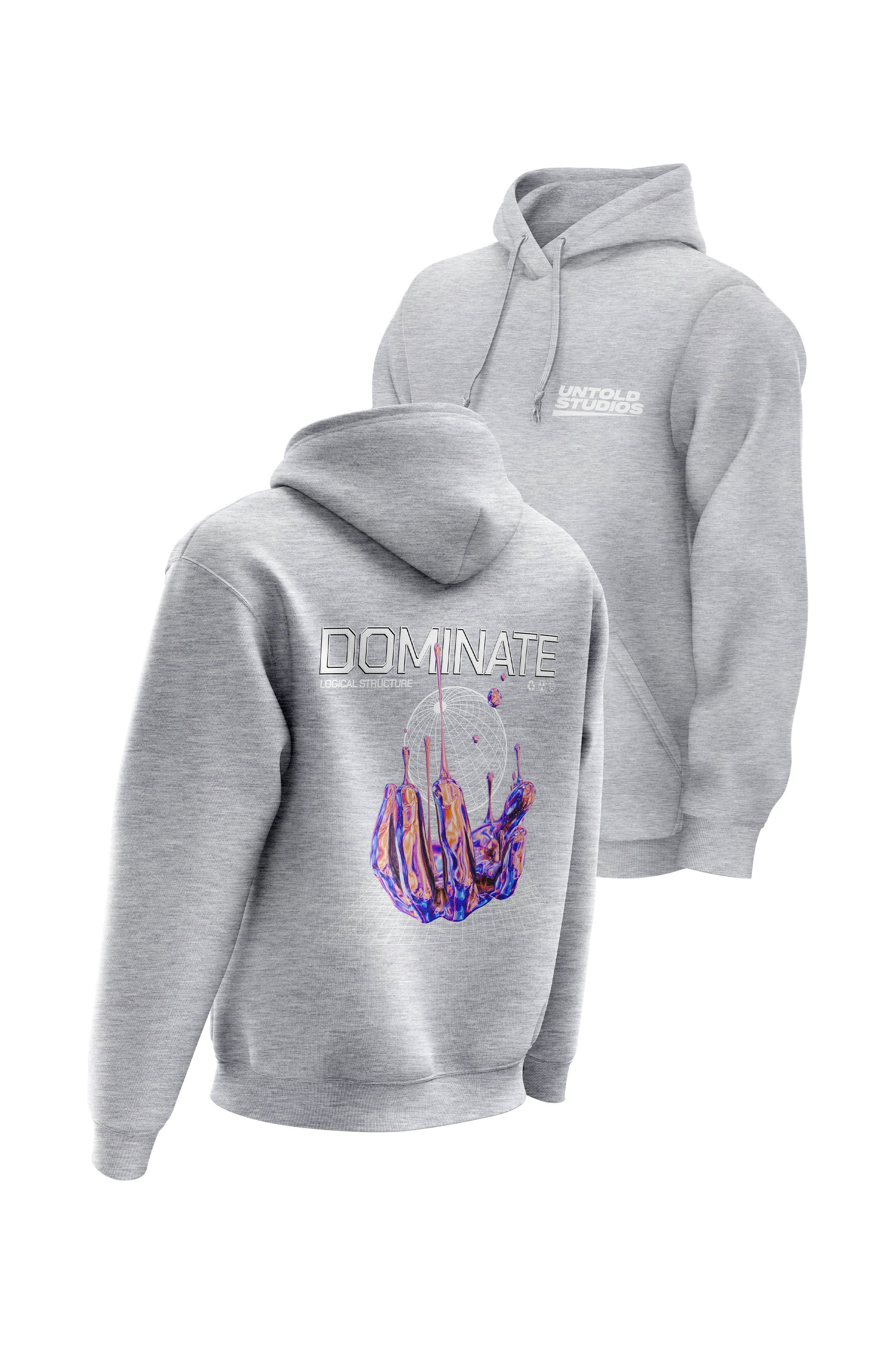 Untold Studios Dominate Hoodie - Grey