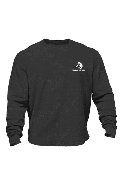 XAPE Evolution Acid Wash Sweatshirt - Black