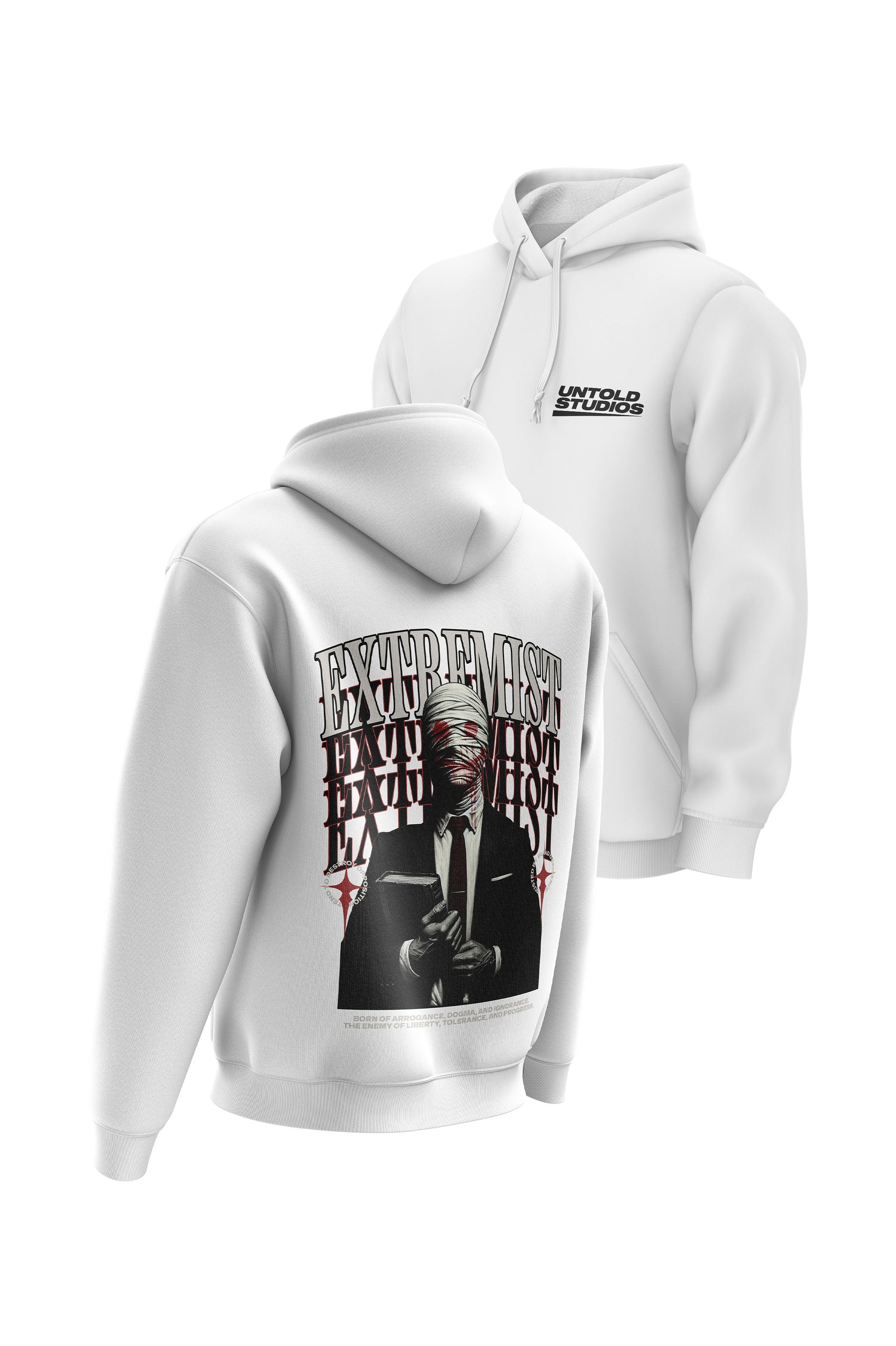 Untold Studios Extremist Hoodie - White