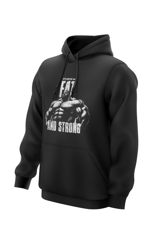 XAPE Fat And Strong V3 String Hoodie - Black