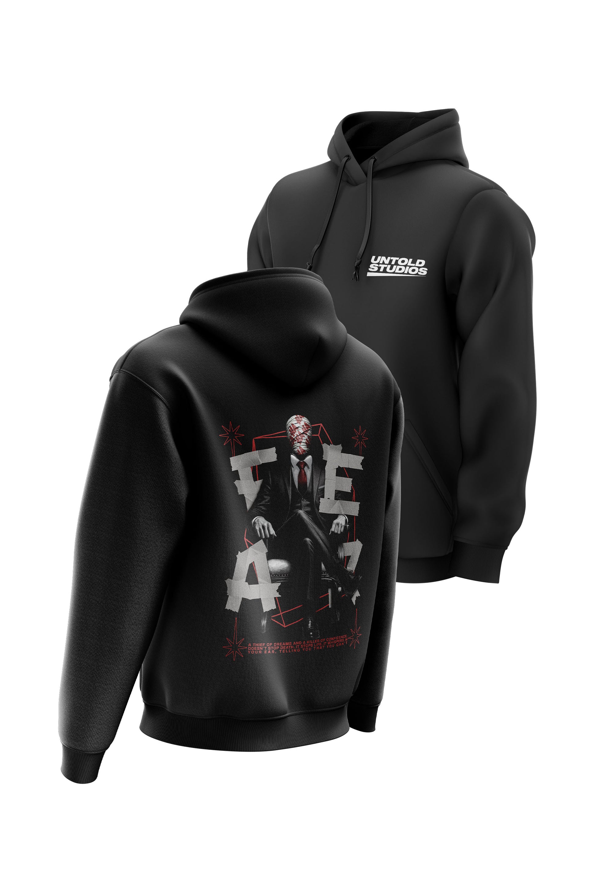 Untold Studios Fear Hoodie - Black