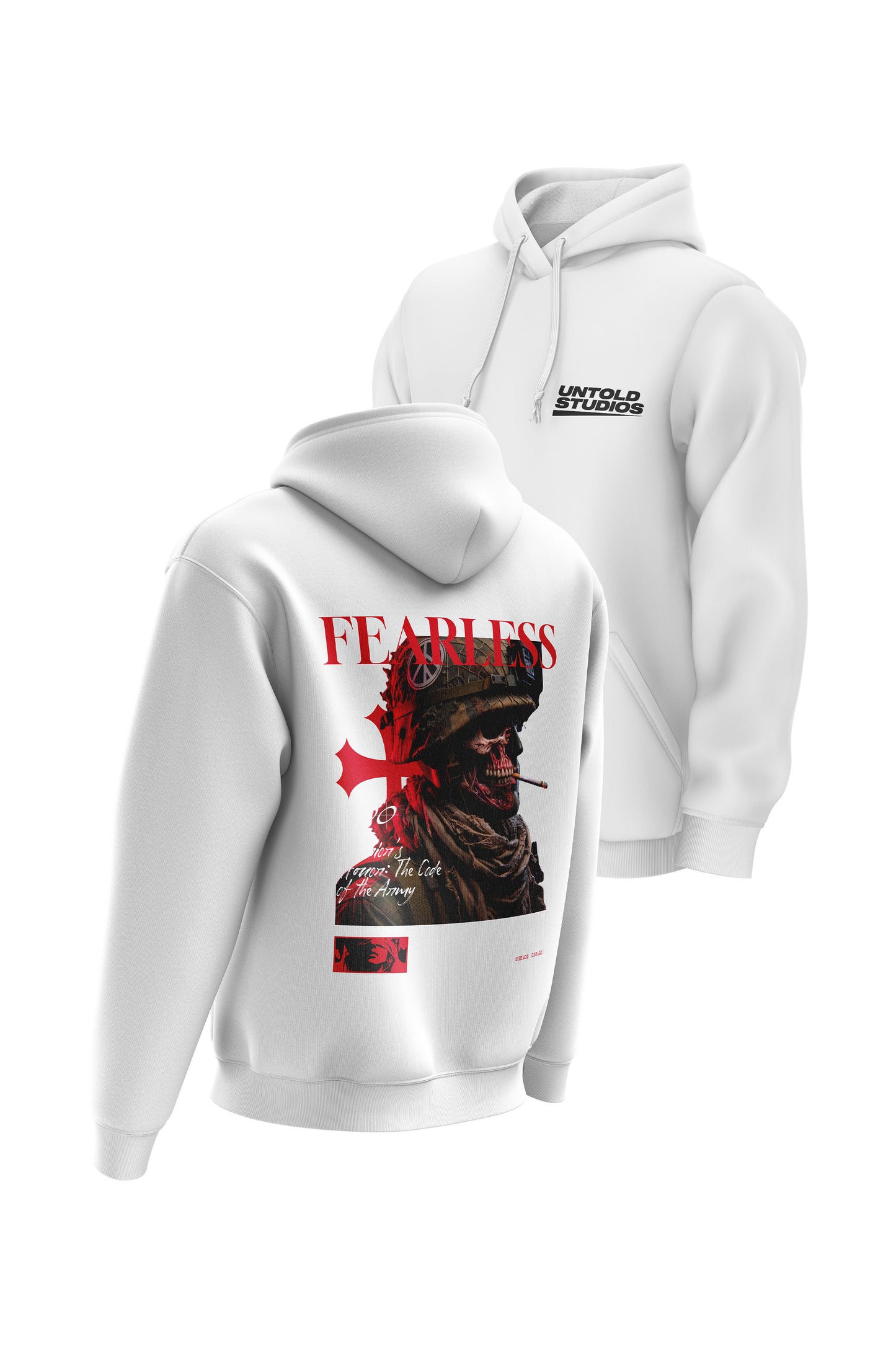 Untold Studios Fearless Hoodie - White