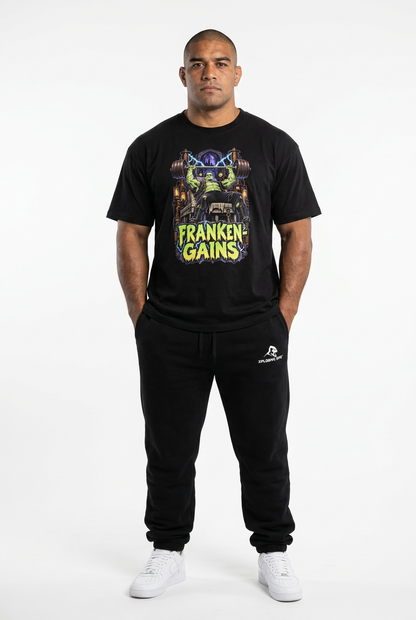 XAPE Franken Gains Tee - Black