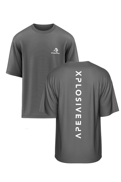 XAPE Futuristic V2 Oversized Tee - Charcoal