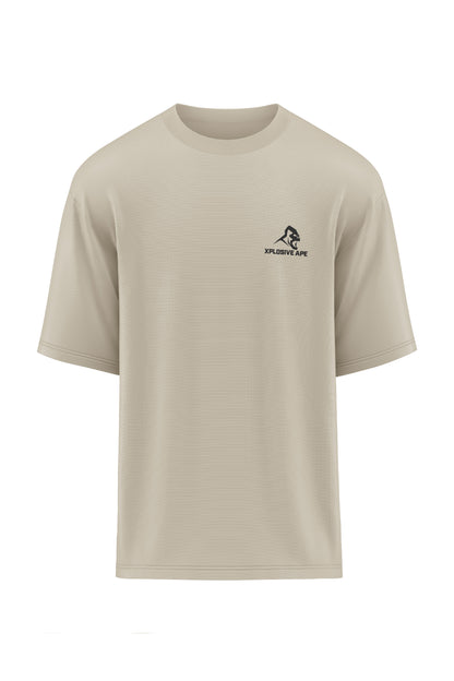XAPE Futuristic V2 Oversized Tee - Sand