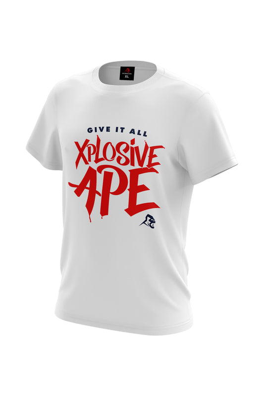 XAPE Alpha Charge Tee - White