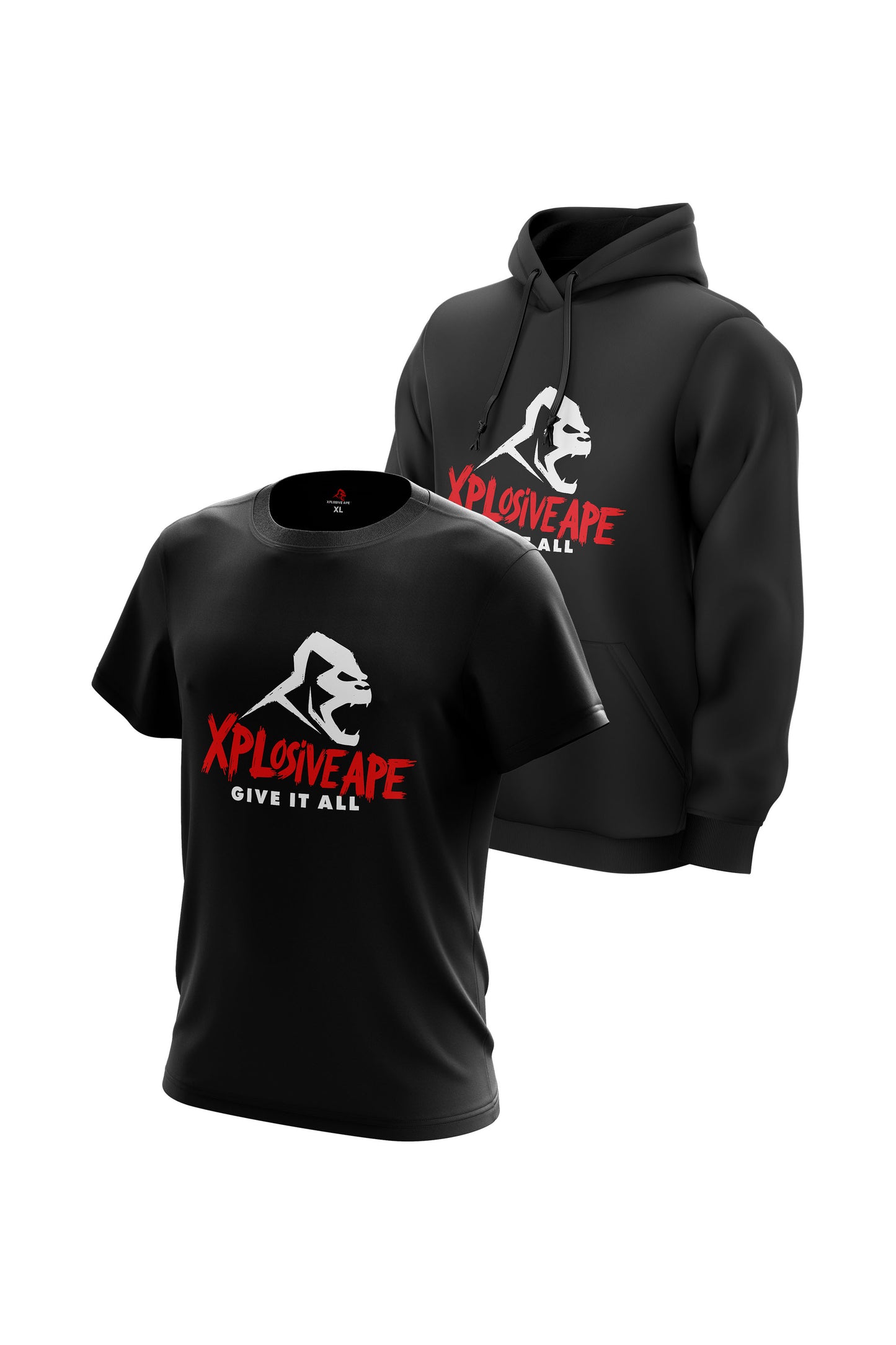 XAPE Primal Roar Hoodie & Tee - Black