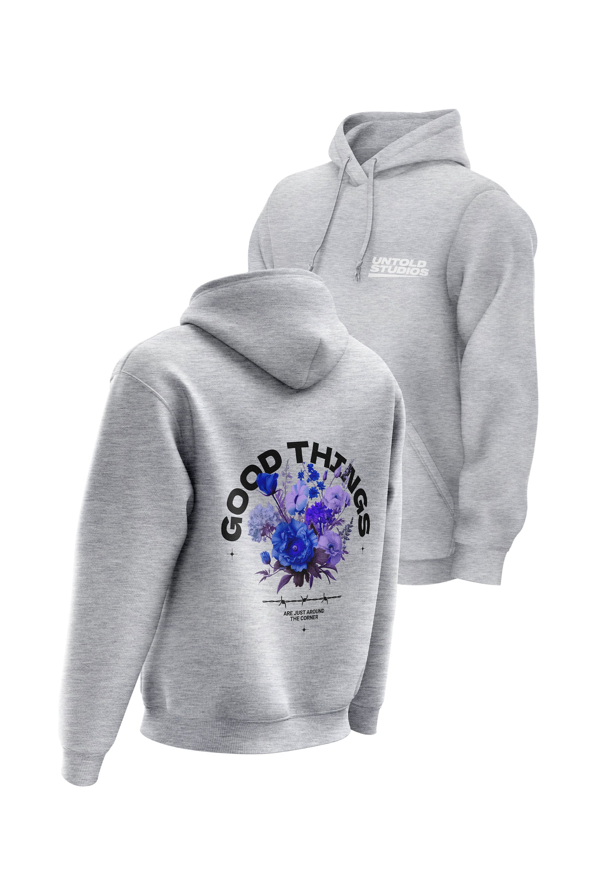 Untold Studios Good Things Hoodie - Grey