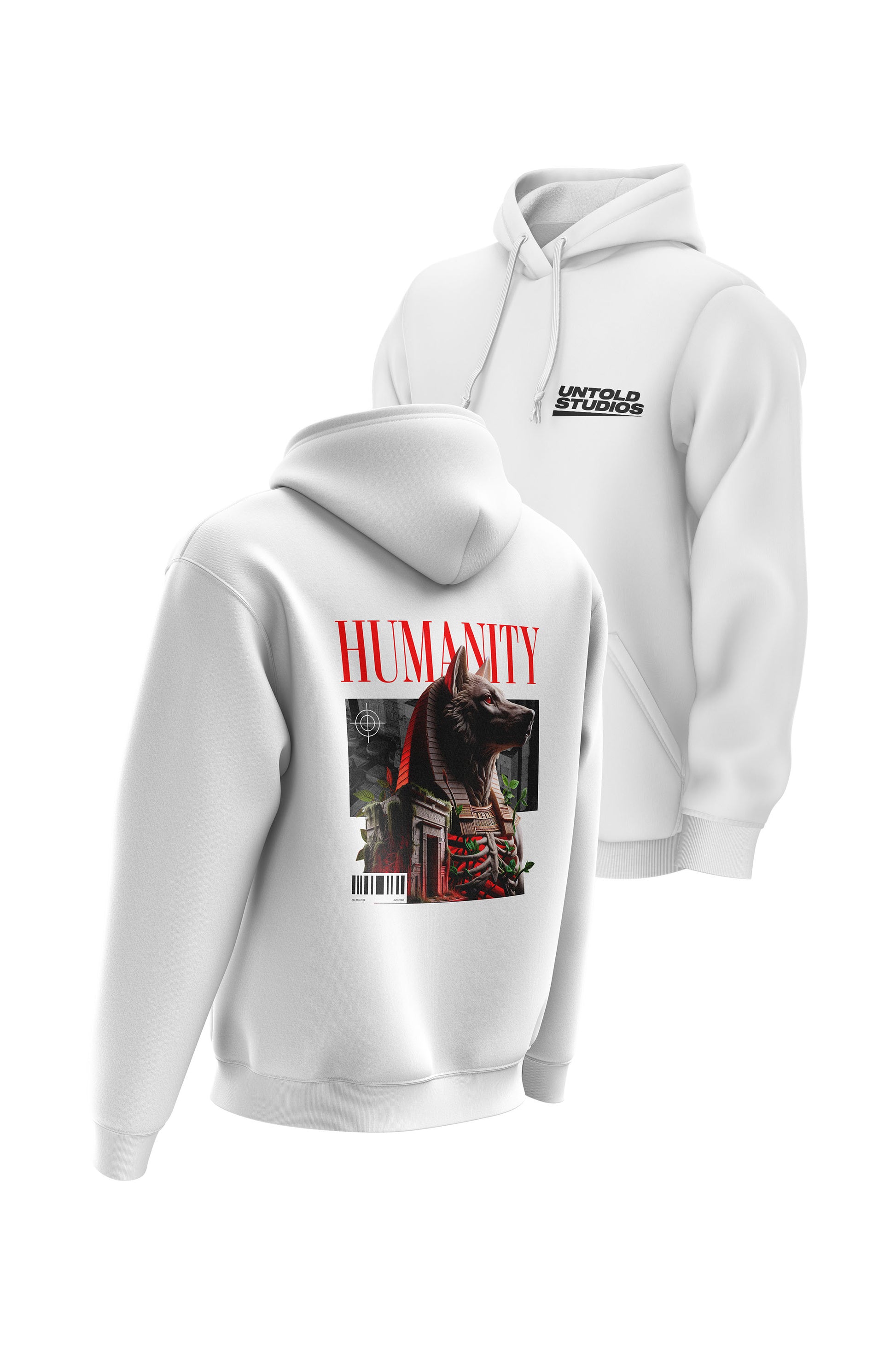 Untold Studios Humanity Hoodie - White