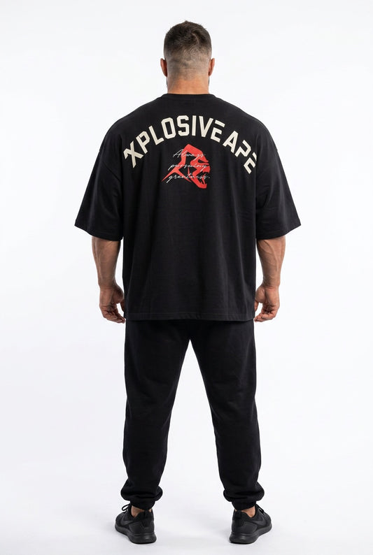 XAPE Hyperdrive Ultra Oversized Tee - Black