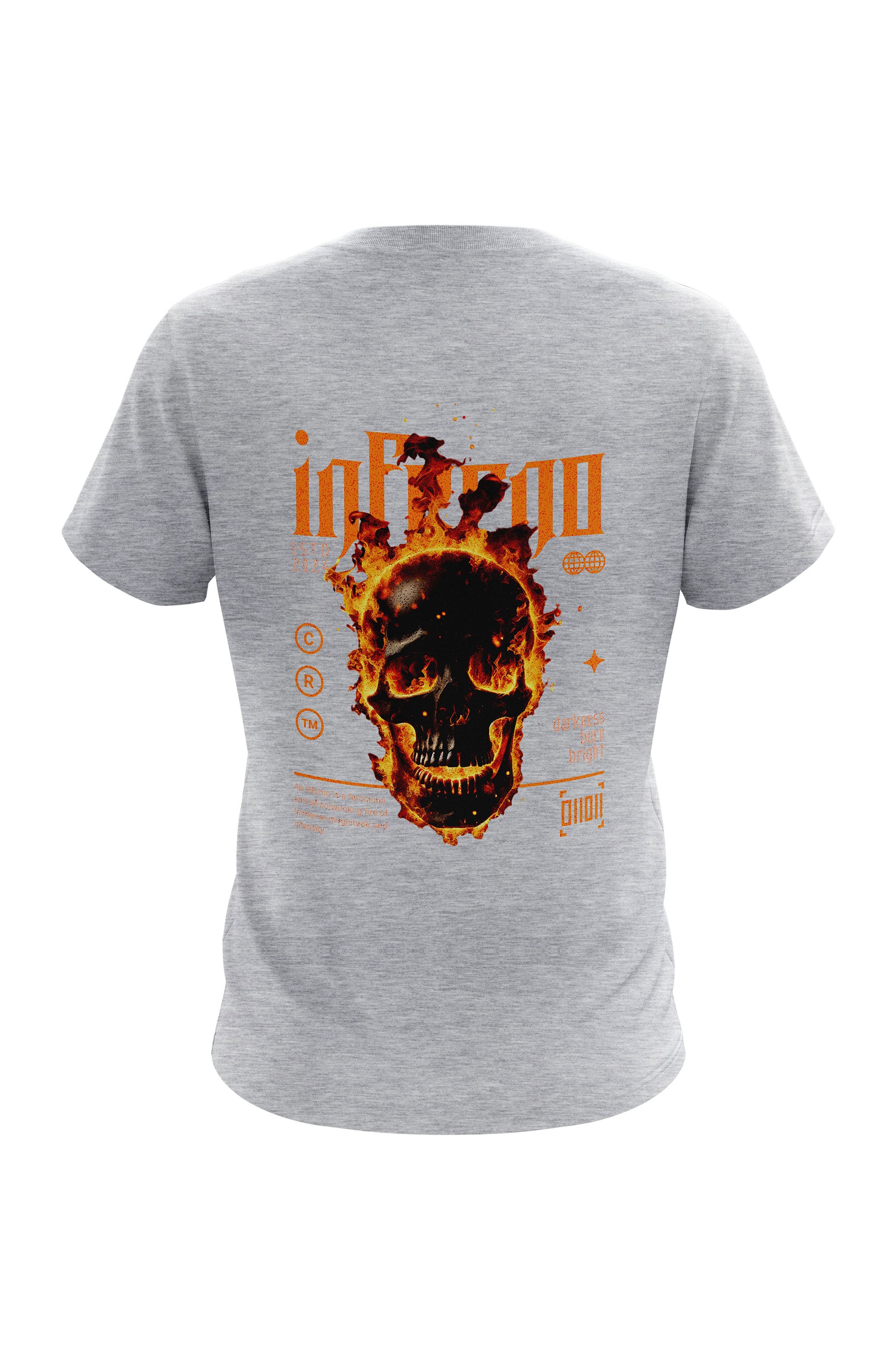 Untold Studios Inferno Tee - Grey