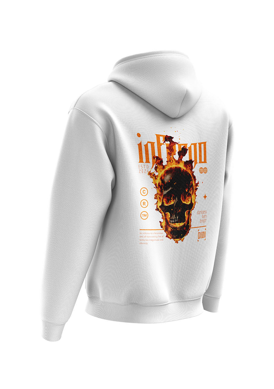 Untold Studios Inferno Hoodie - White