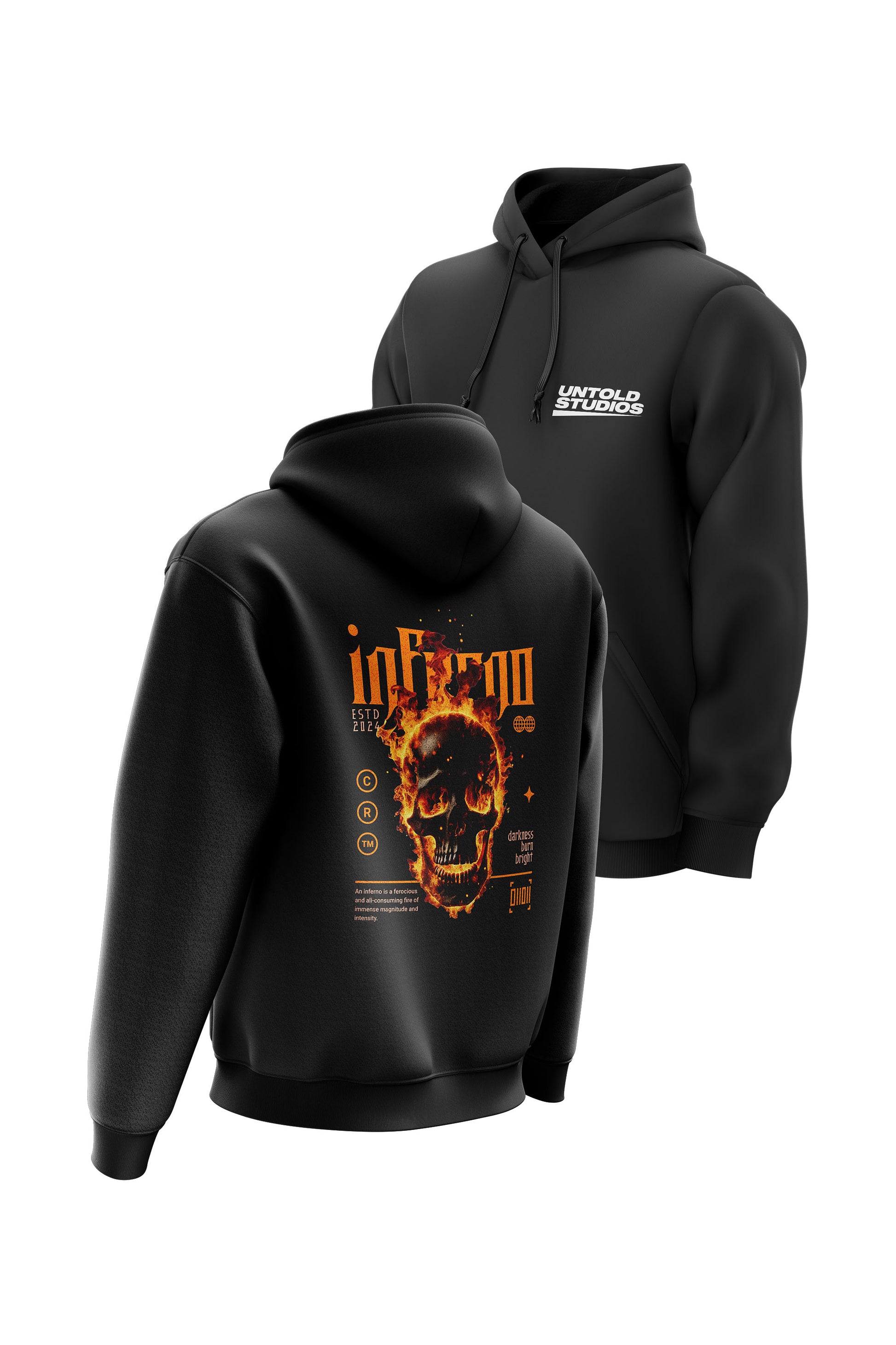 Untold Studios Inferno Hoodie - Black