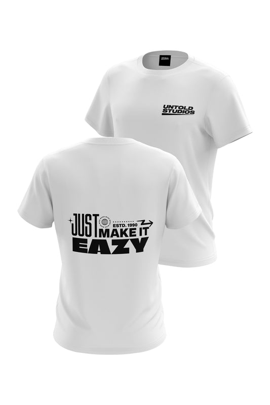 Untold Studios Just Make It Eazy Tee - White