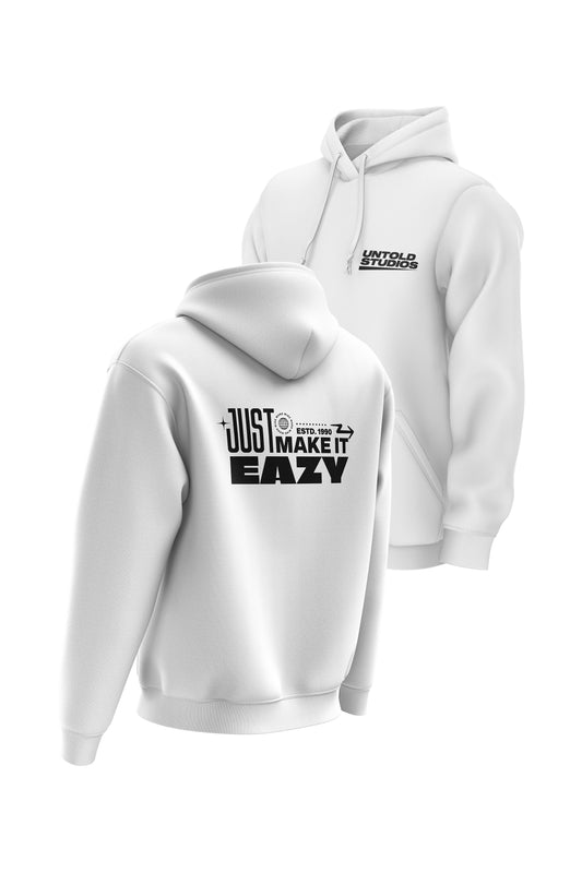 Untold Studios Just Make It Eazy Hoodie - White