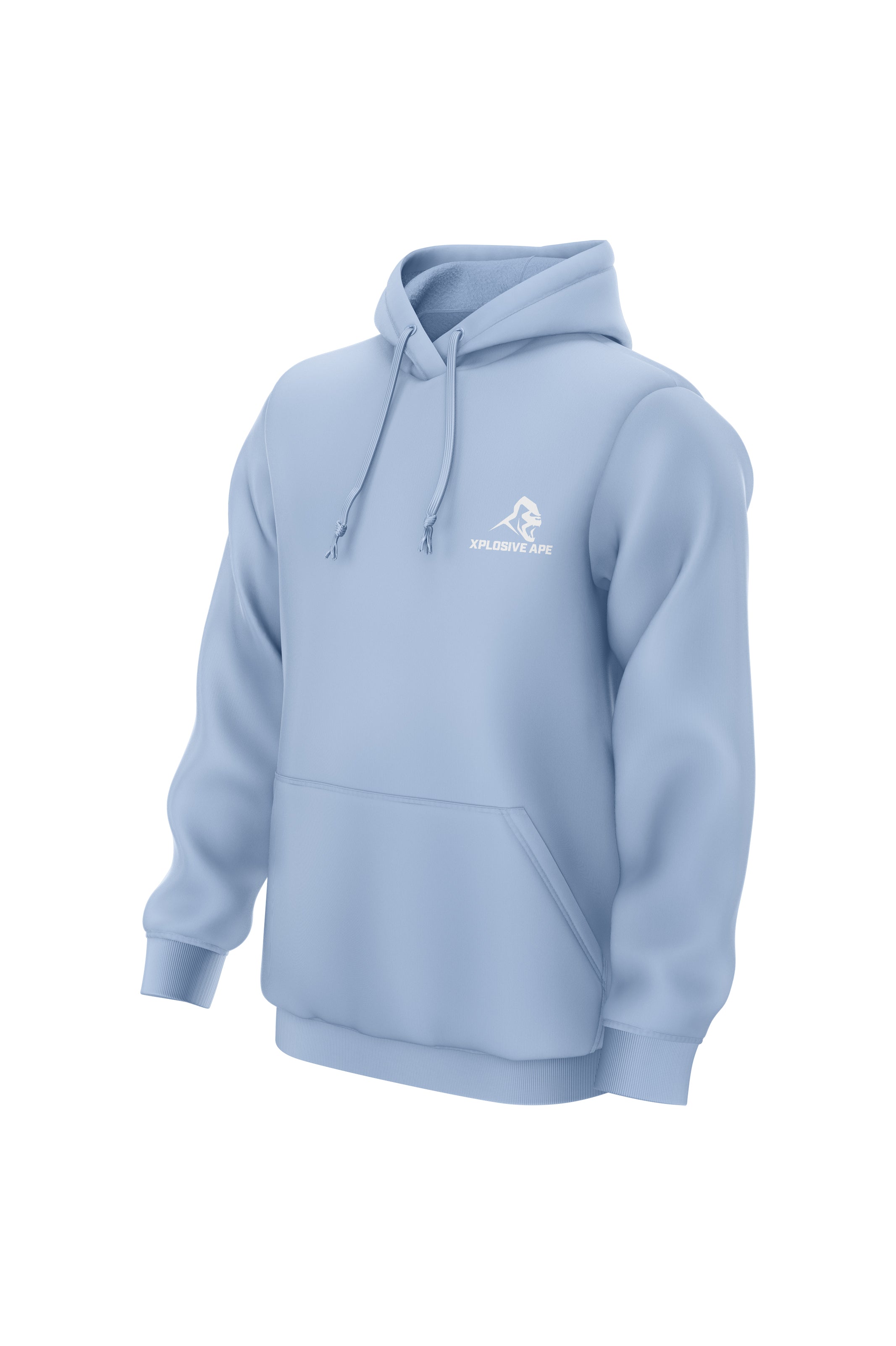 Light blue essentials hoodie sale