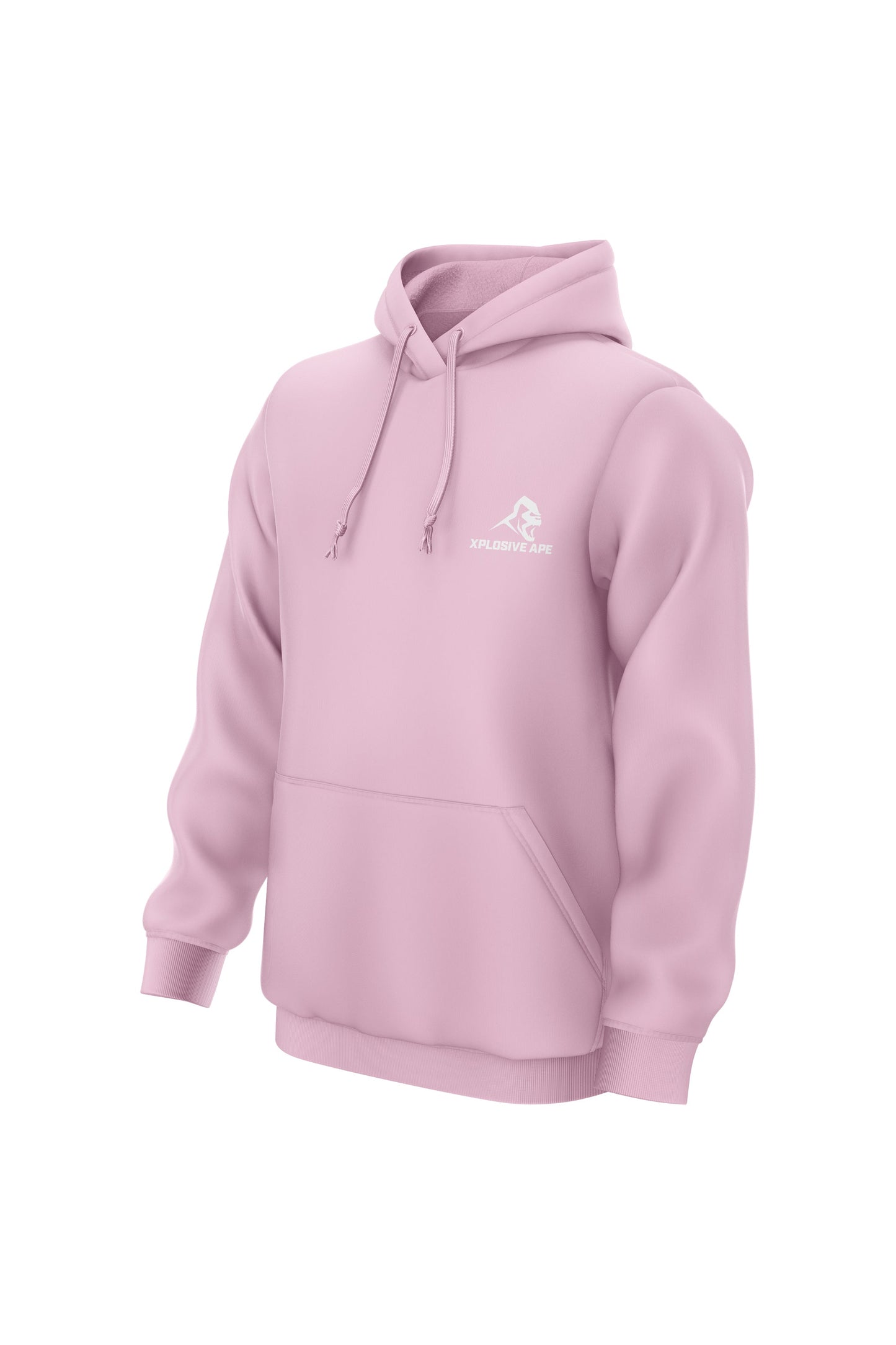 XAPE Prime Embroidery Hoodie - Light Pink