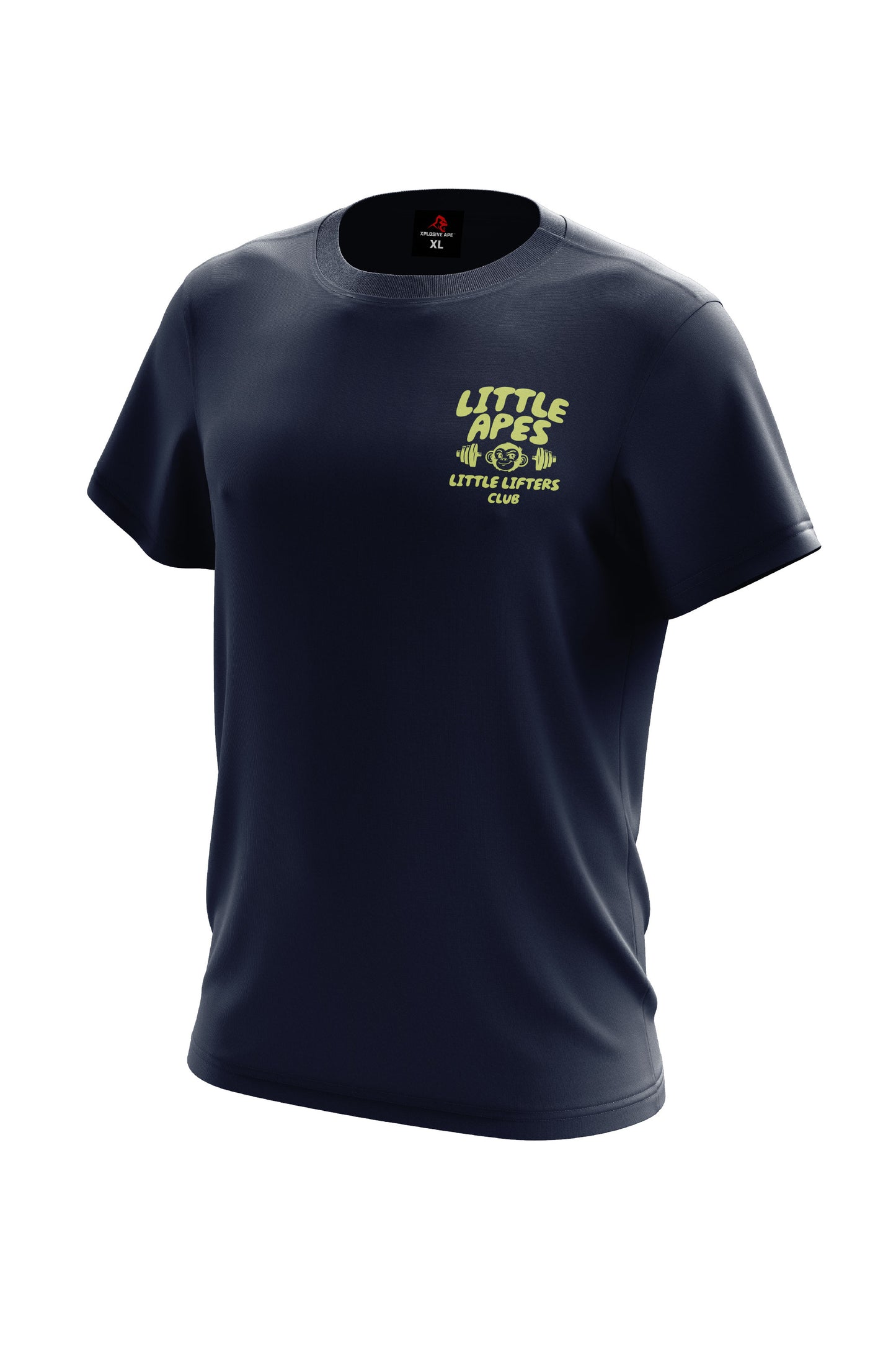Little Apes Lifters Club Tee - Navy
