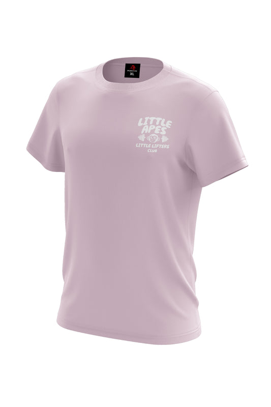 Little Apes Lifters Club Tee - Light Pink