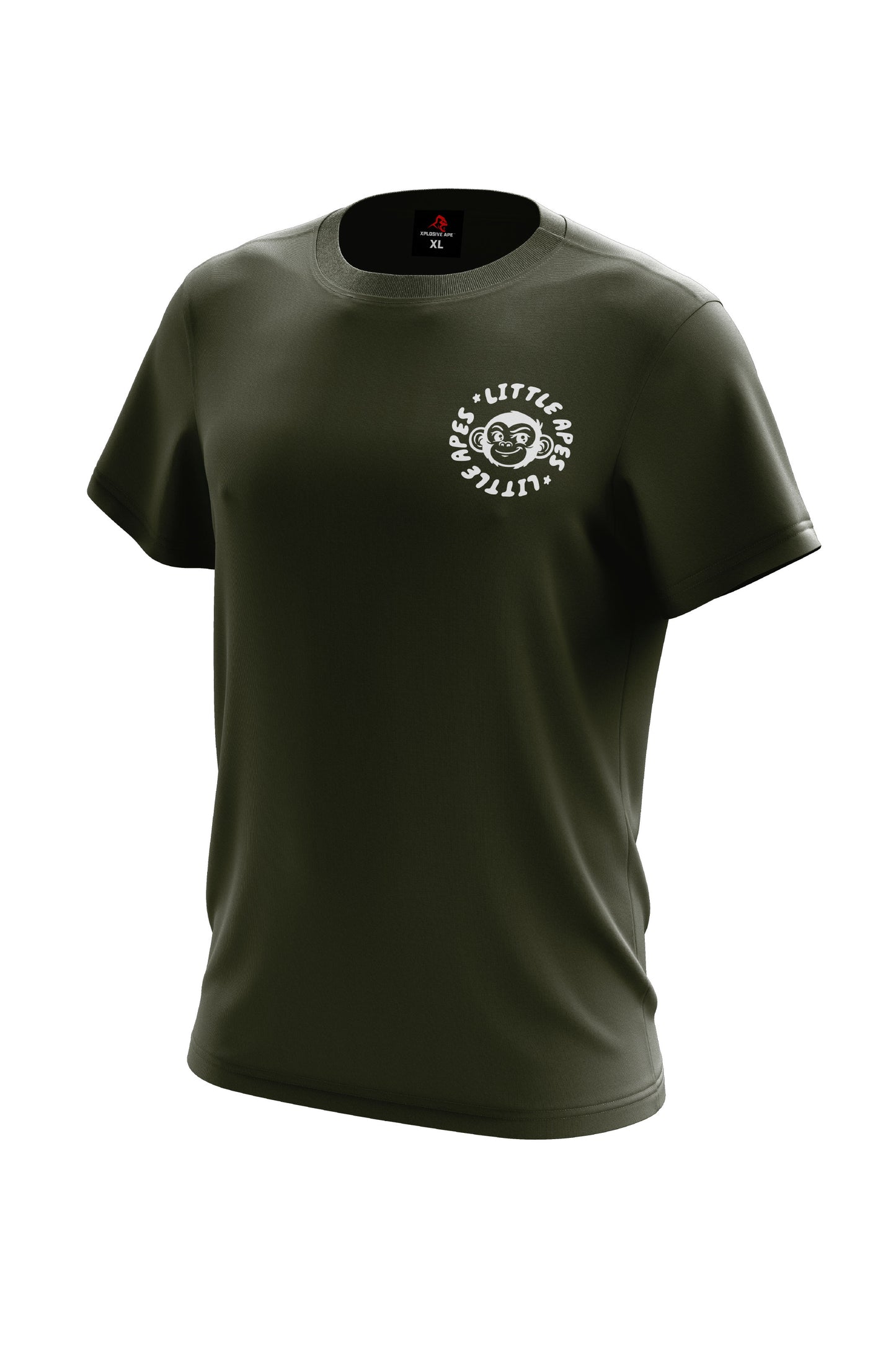 Little Apes Classic Logo Tee - Forest Green