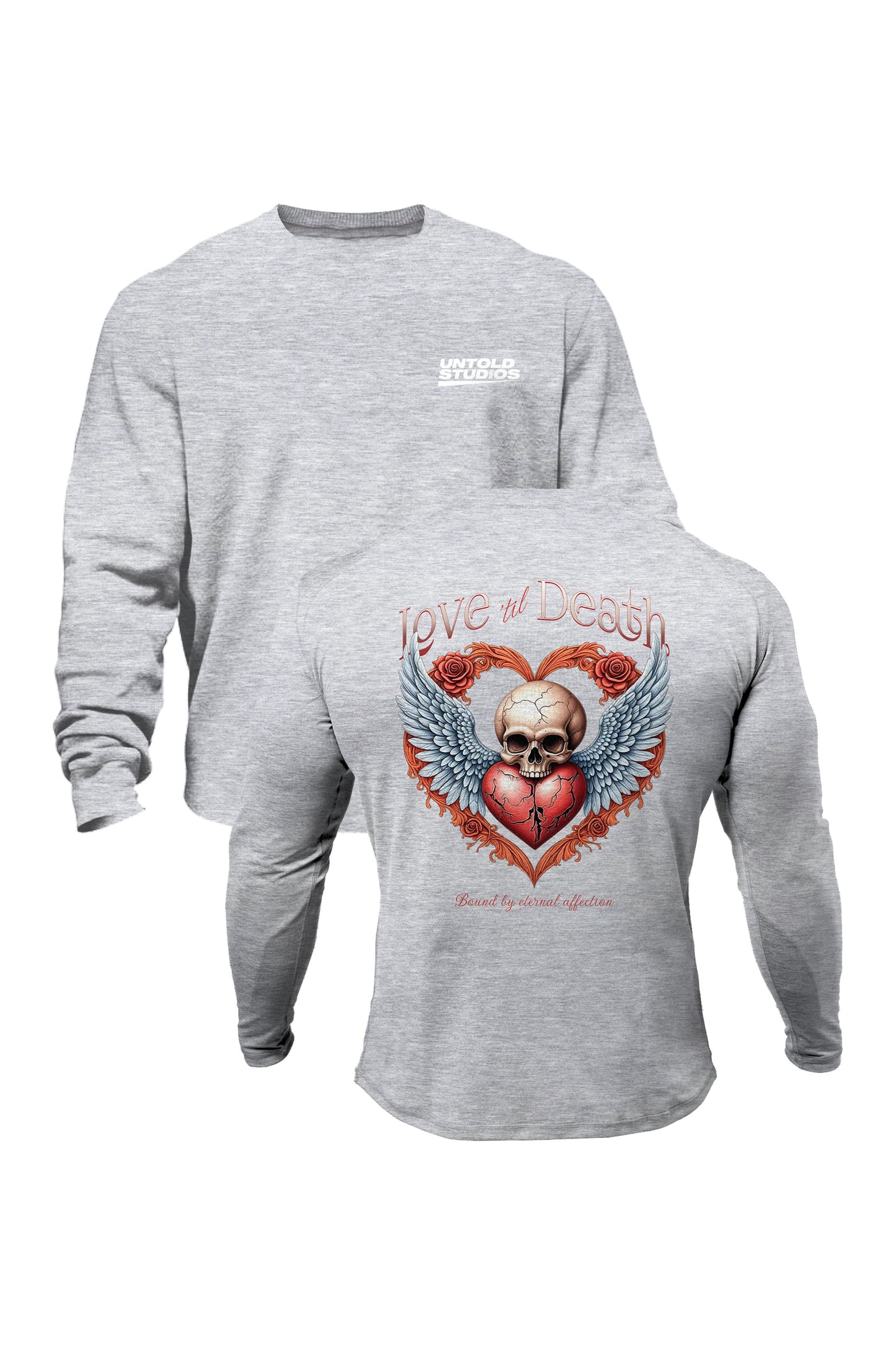 Untold Studios Love till Death Sweatshirt - Grey