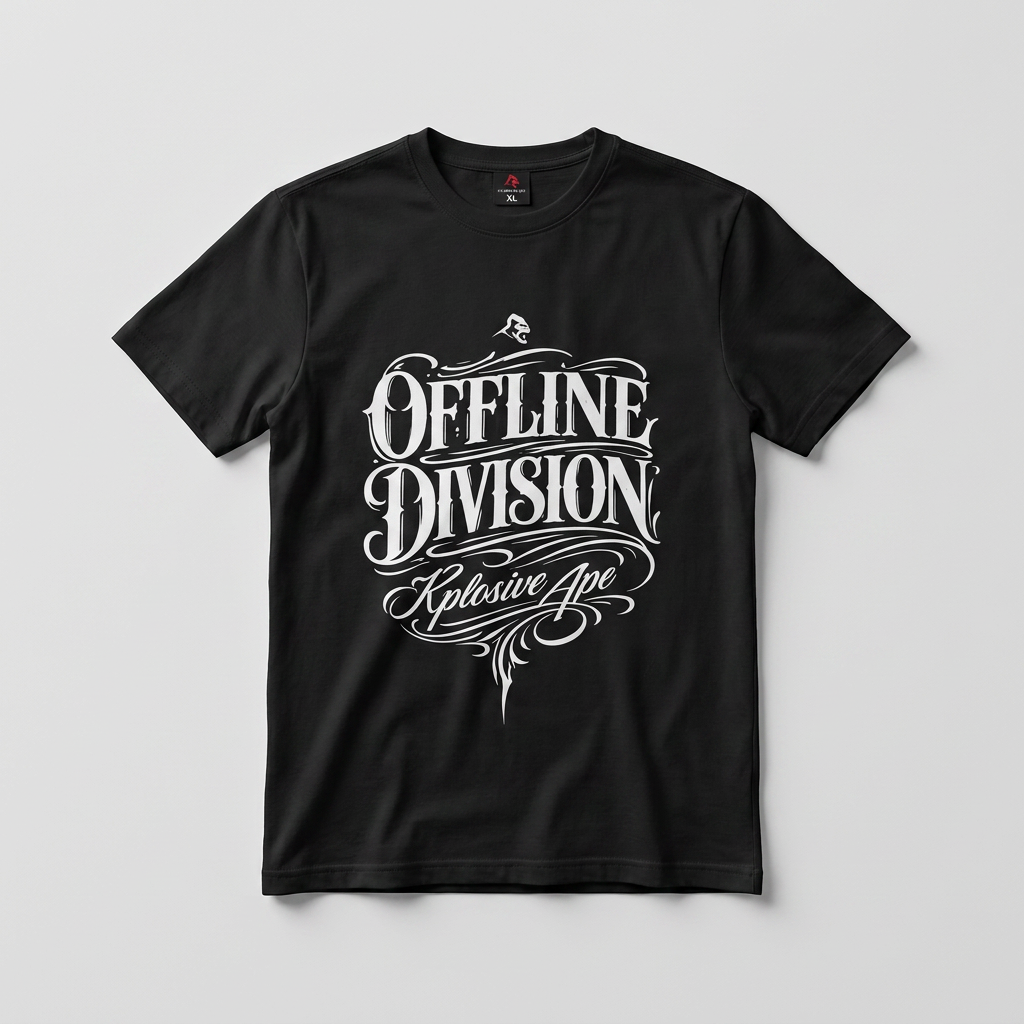 XAPE Offline Tee - Black