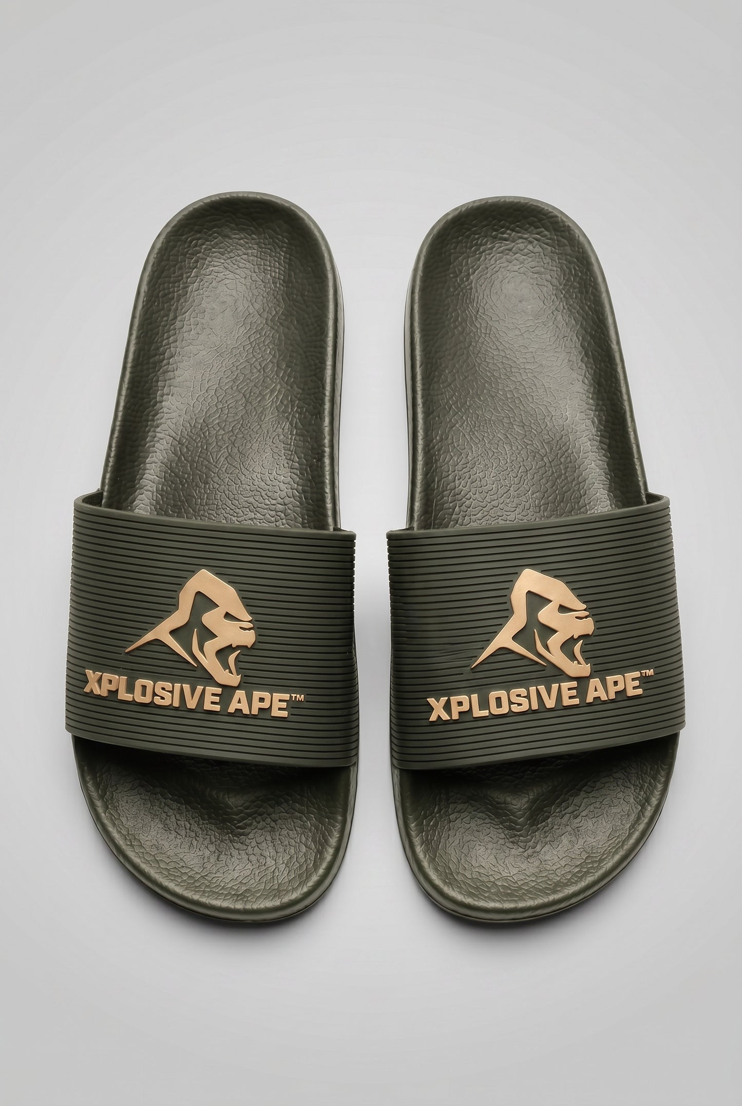 XAPE Prime Logo Sliders - Khaki