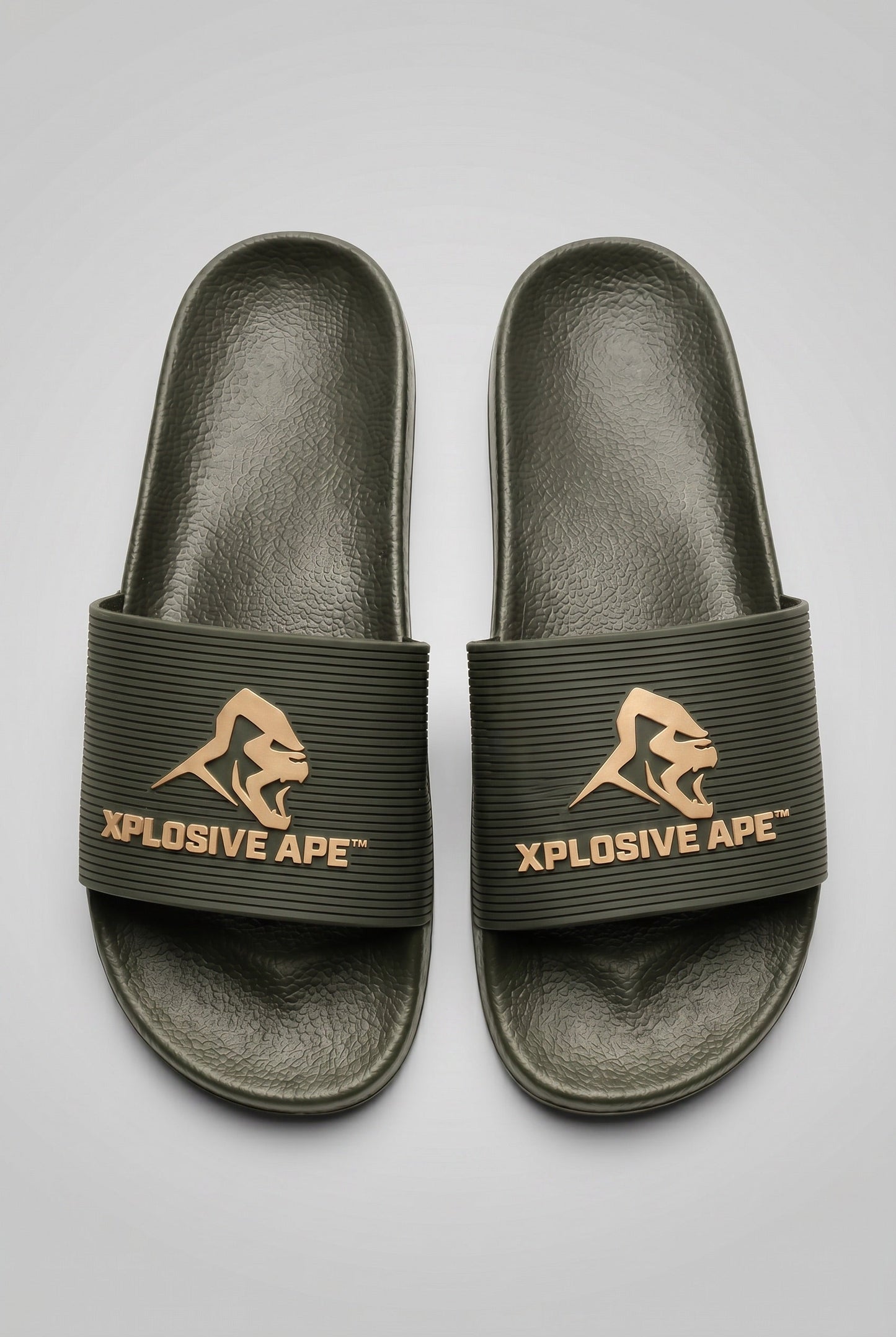 XAPE Prime Logo Sliders - Khaki