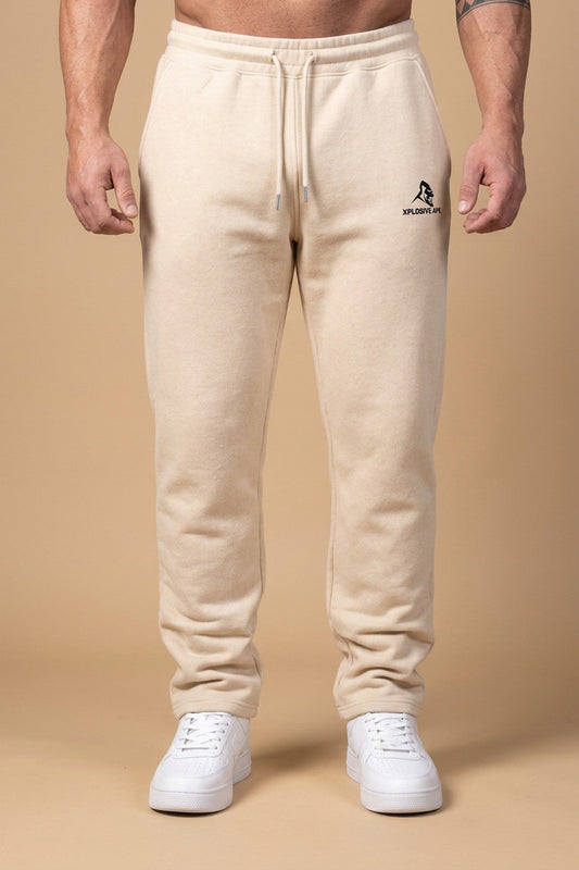 XAPE Prime Logo Relaxed Fit Joggers - Stone