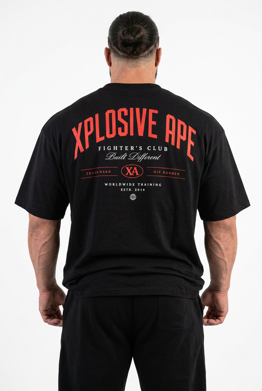 XAPE Powerhouse Oversized Tee - Black