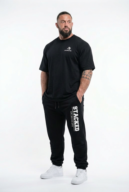 XAPE Stacked Joggers - Black