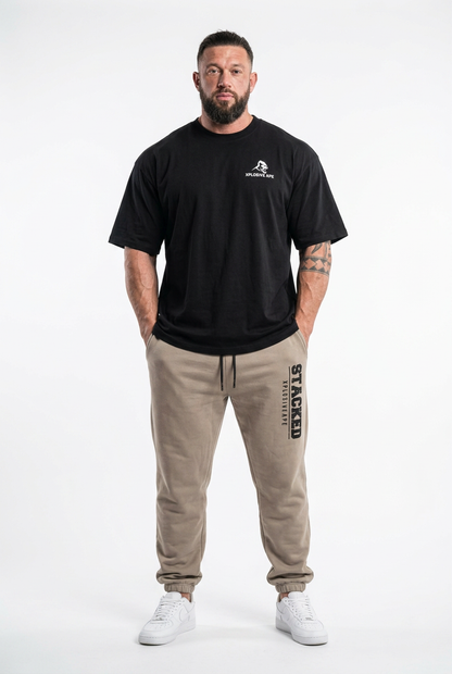 XAPE Stacked Joggers - Sand