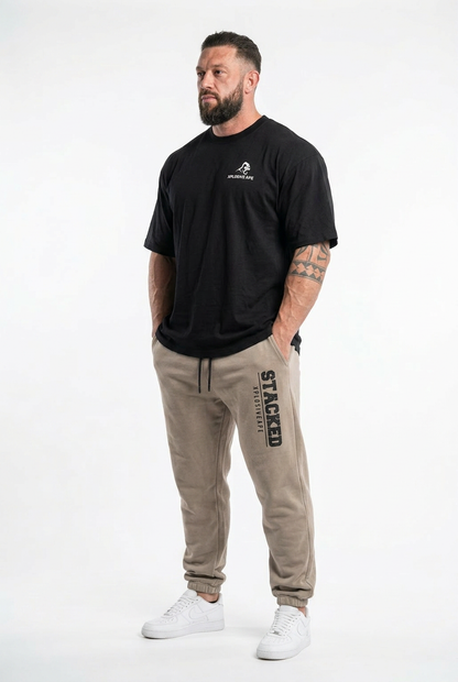 XAPE Stacked Joggers - Sand