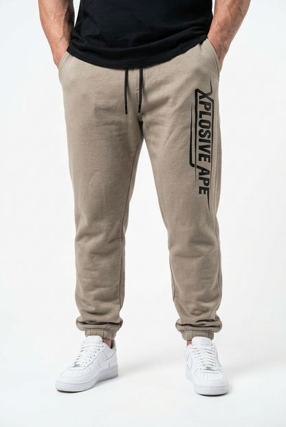 XAPE Stacked Joggers - Sand