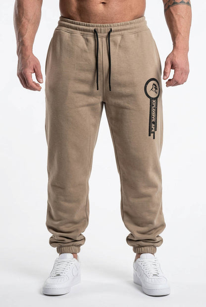 XAPE Panelled V4 Joggers - Sand